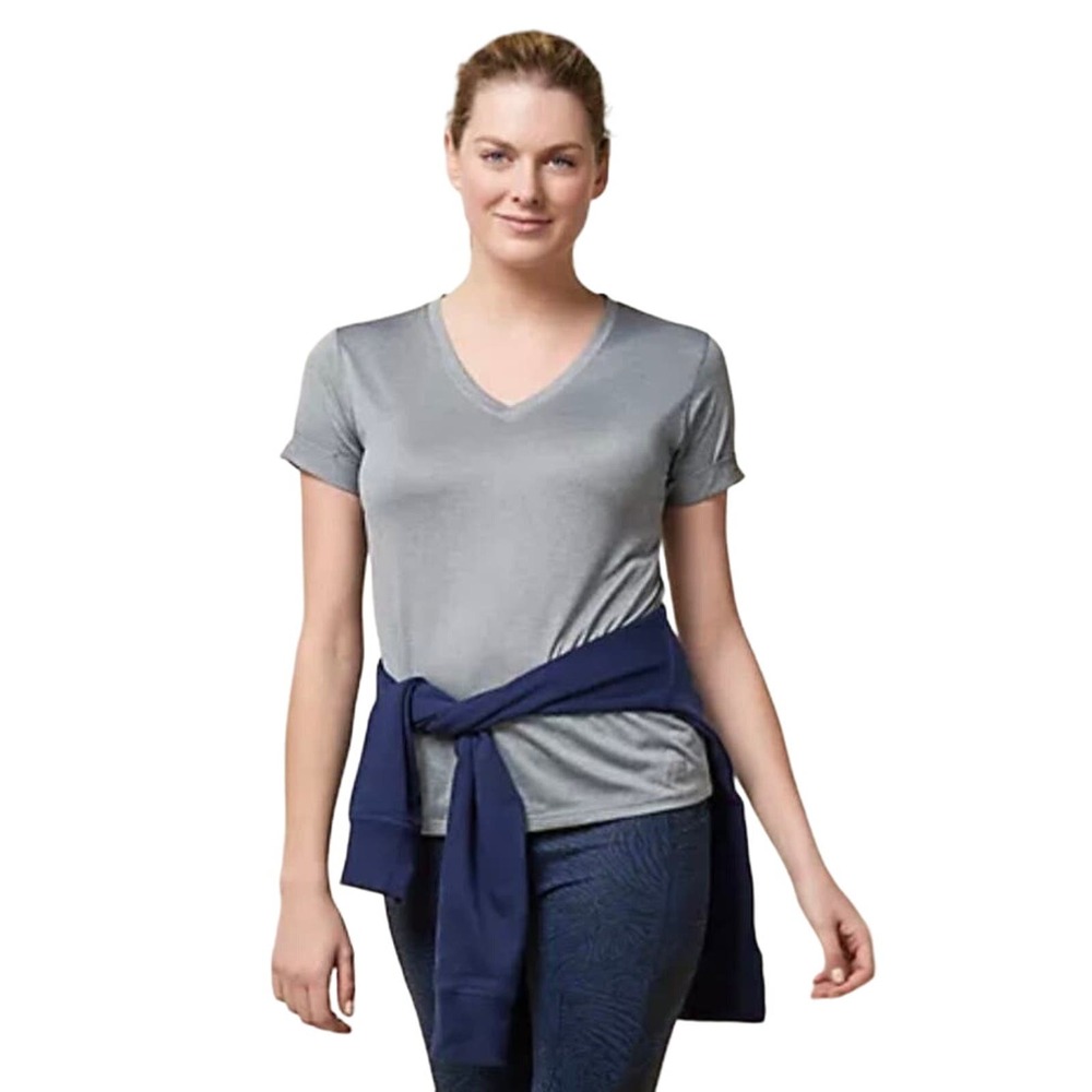 WOMEN'S New Balance Sport Heather Tee GRAY NWT SIZE L
